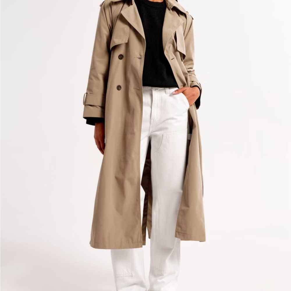 NWT Abercrombie & Fitch Classic Trench Coat